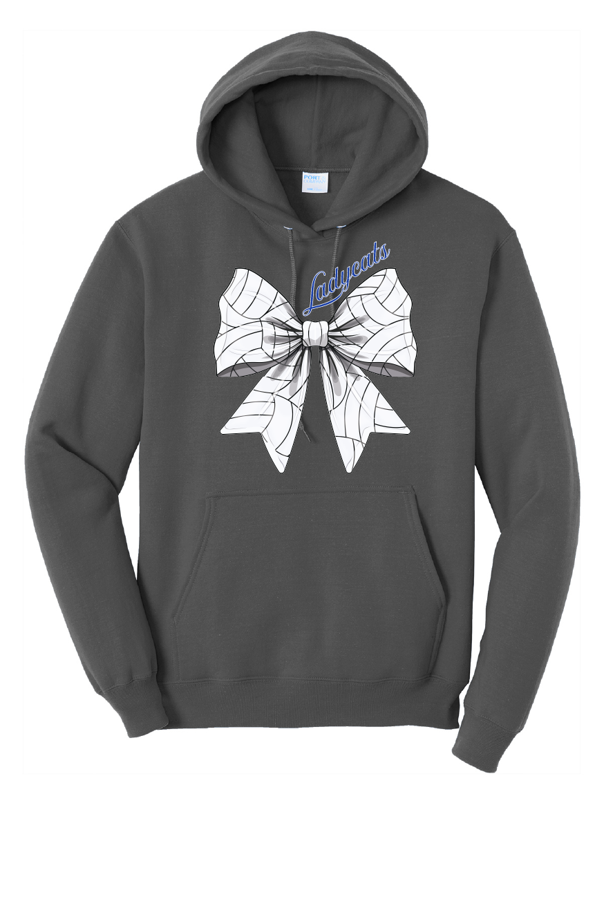 Ladycats Volleyball Bow Hoodie Sweatshirt #2