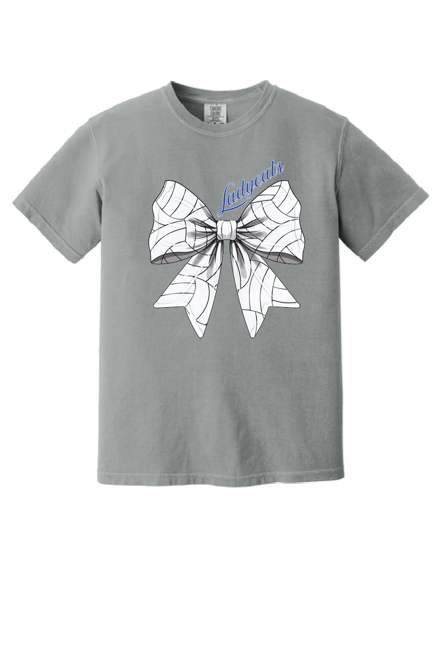 Ladycats Volleyball Bow Short-Sleeve Tee