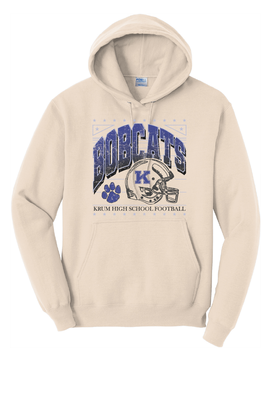 Vintage Football Hoodie Sweatshirt