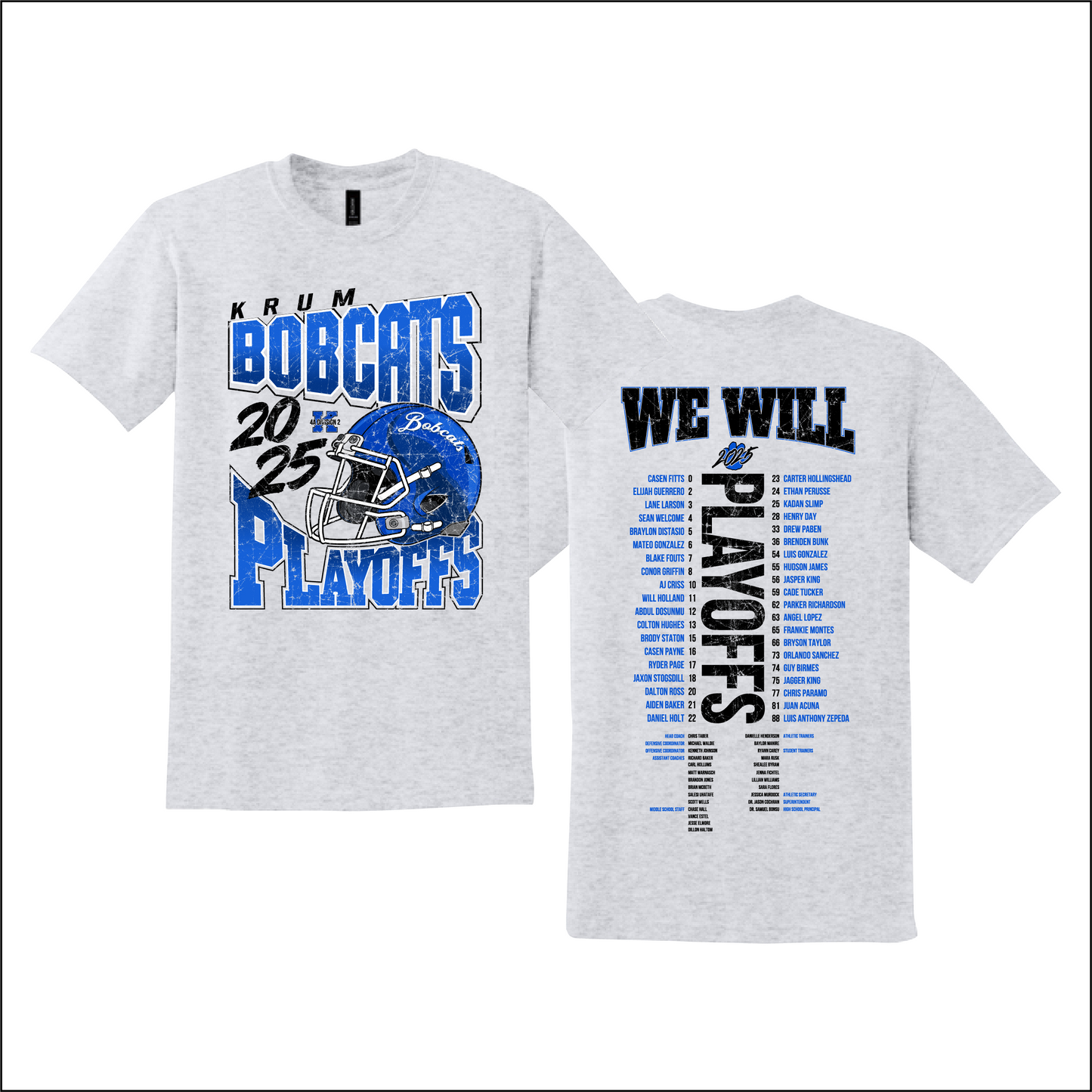 2025 Bobcats Playoffs Tee