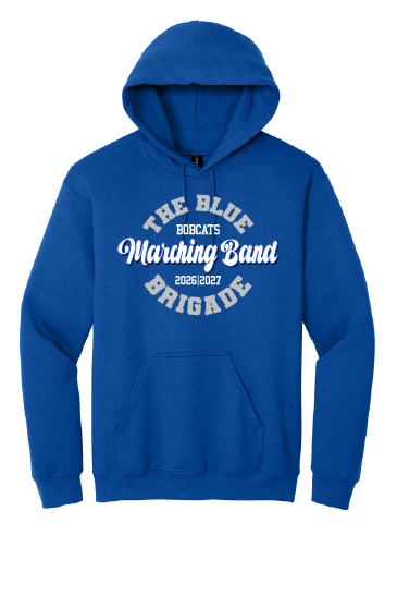 Bobcat Marching Band Hoodie Sweatshirt