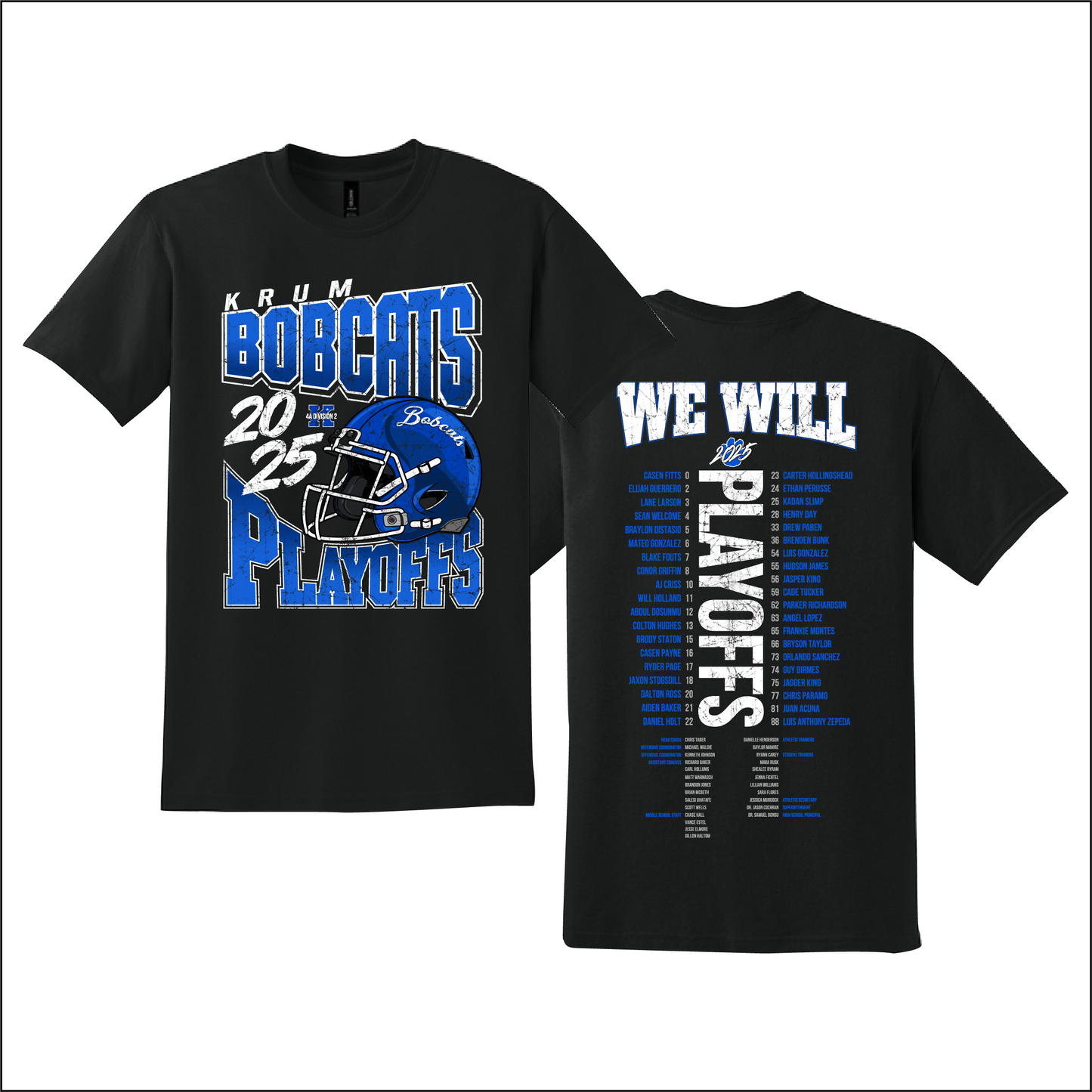 2025 Bobcats Playoffs Tee