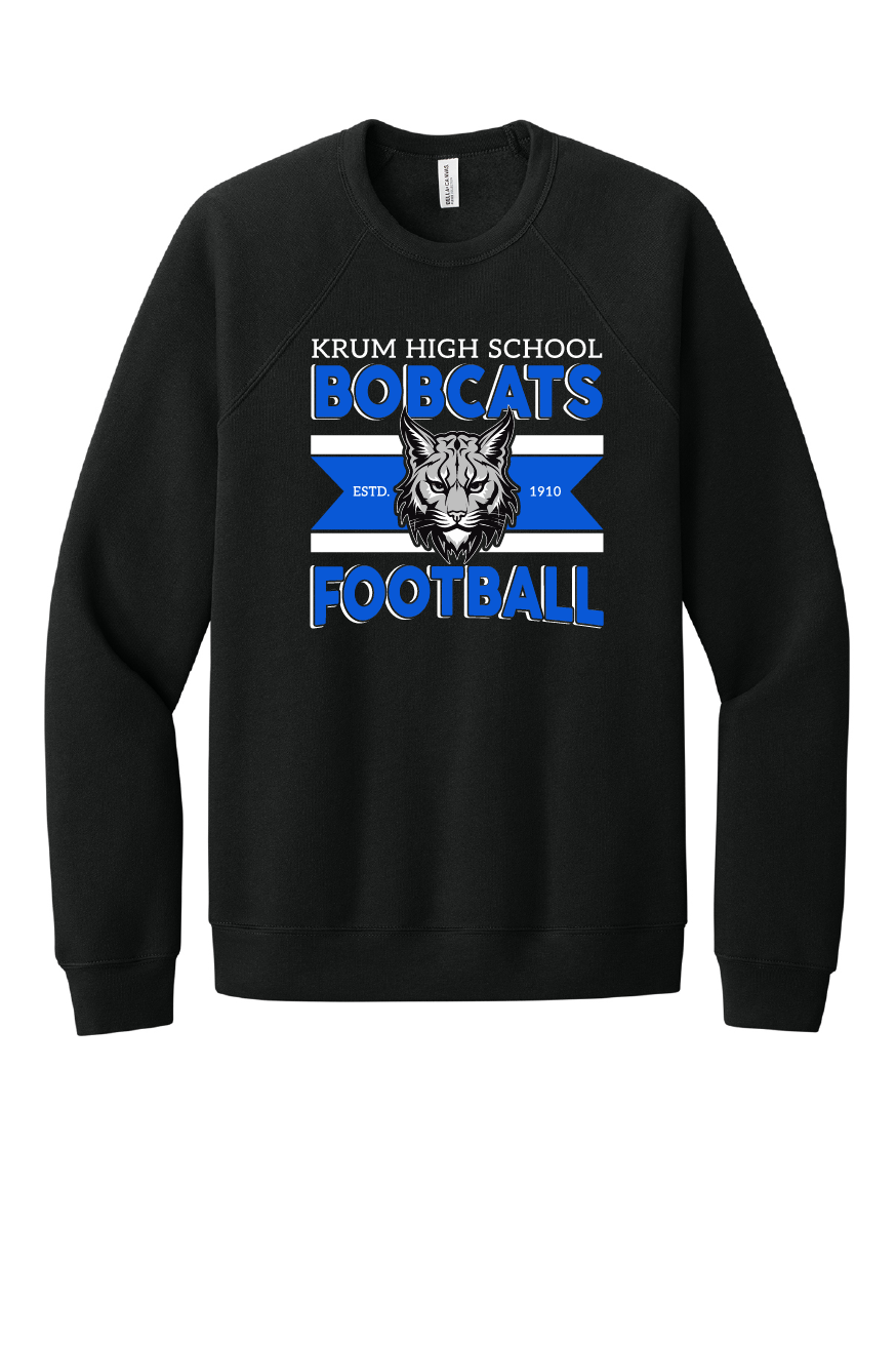 Bobcat Football Crewneck Sweatshirt