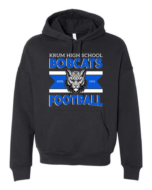 Bobcat Football Hoodie Sweatshirt