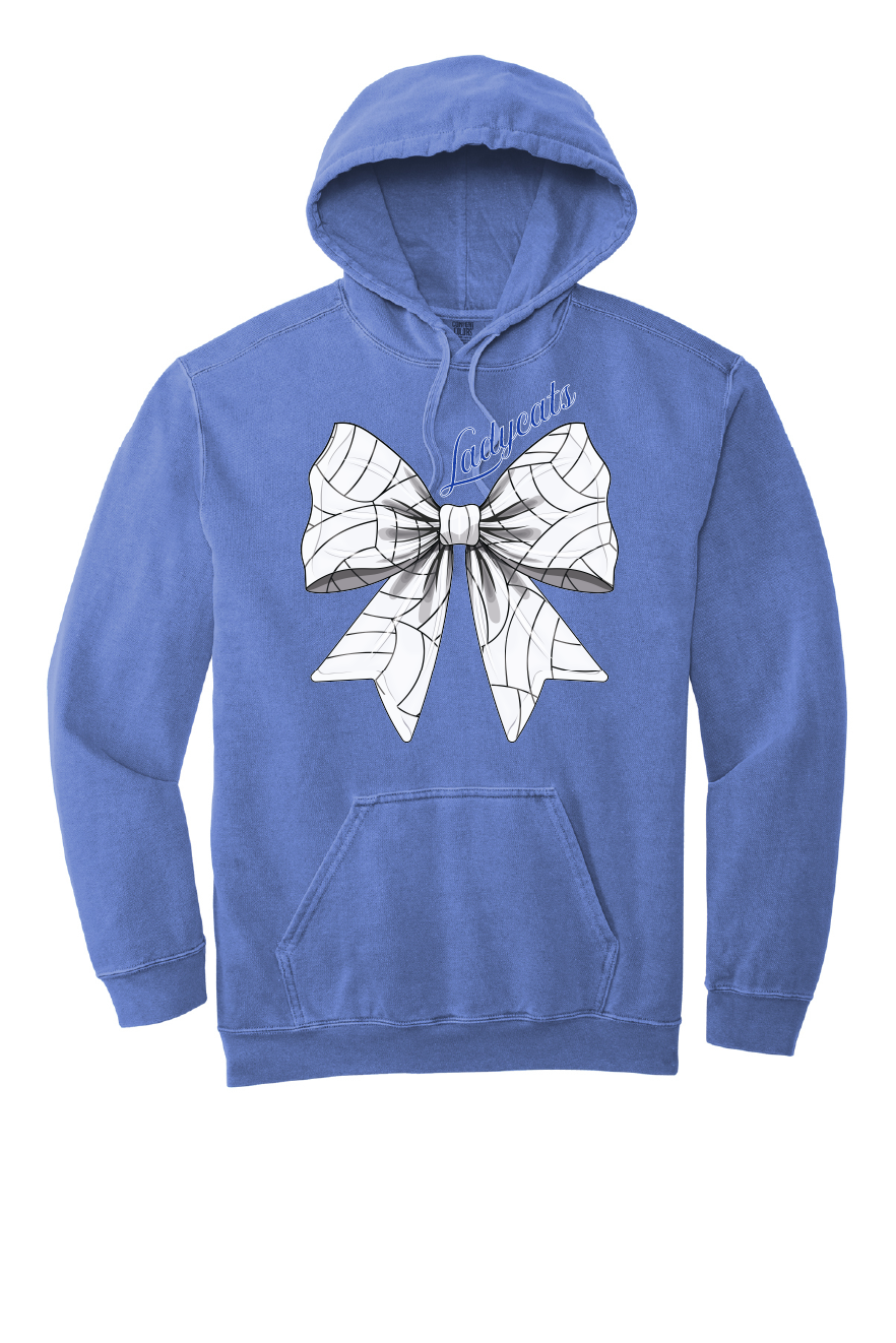 Ladycats Volleyball Bow Hoodie Sweatshirt #2