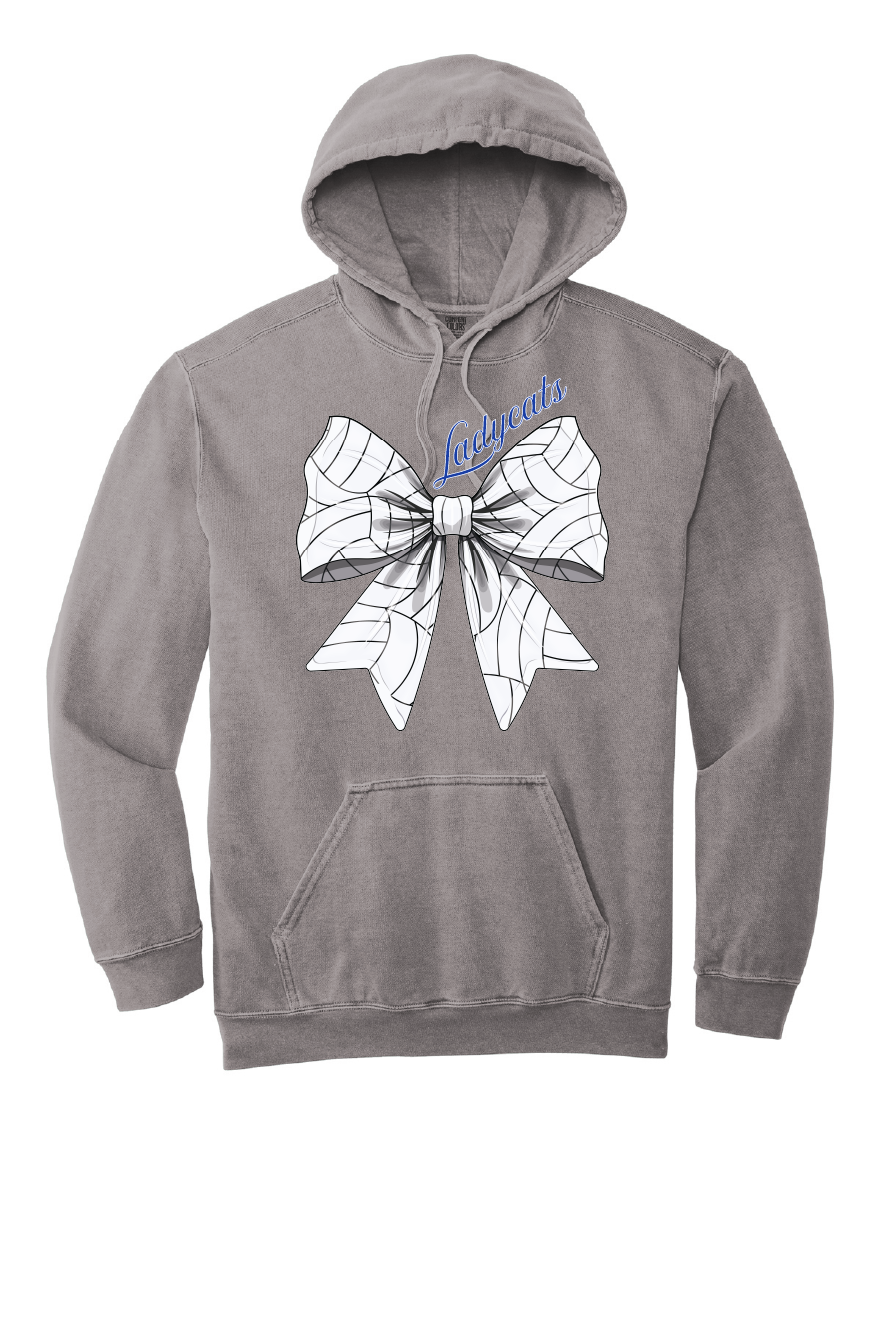 Ladycats Volleyball Bow Hoodie Sweatshirt #2