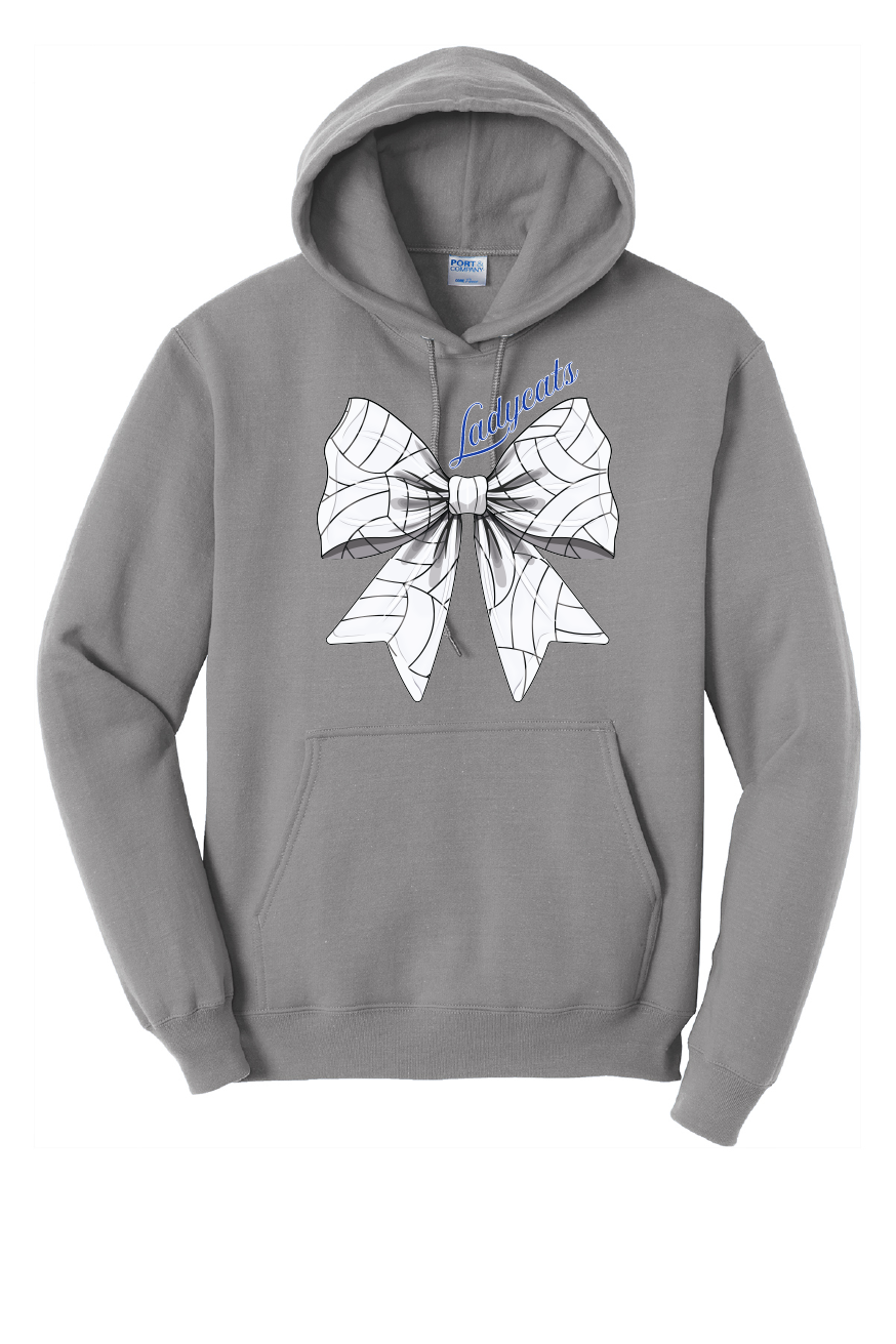 Ladycats Volleyball Bow Hoodie Sweatshirt #2