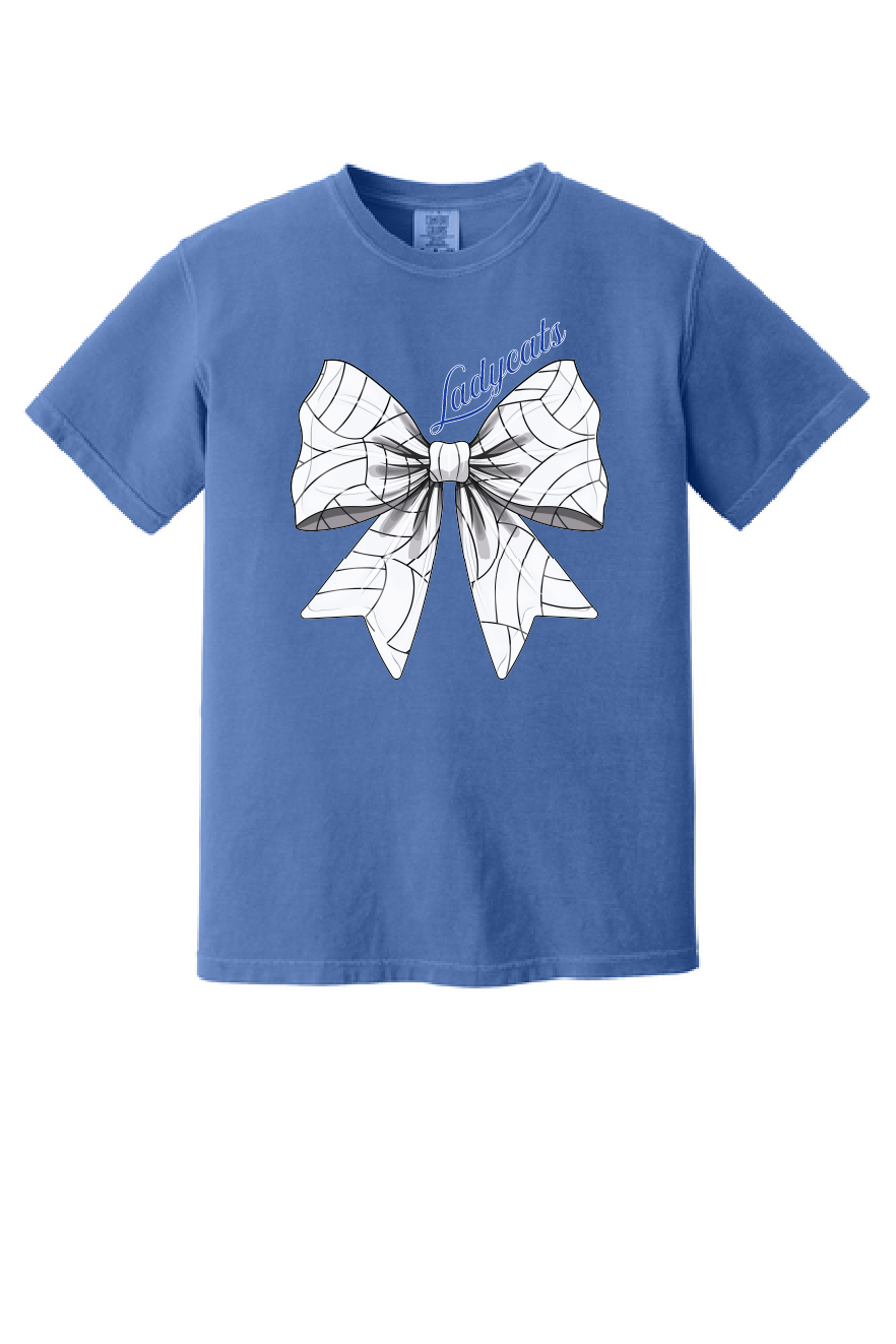 Ladycats Volleyball Bow Short-Sleeve Tee