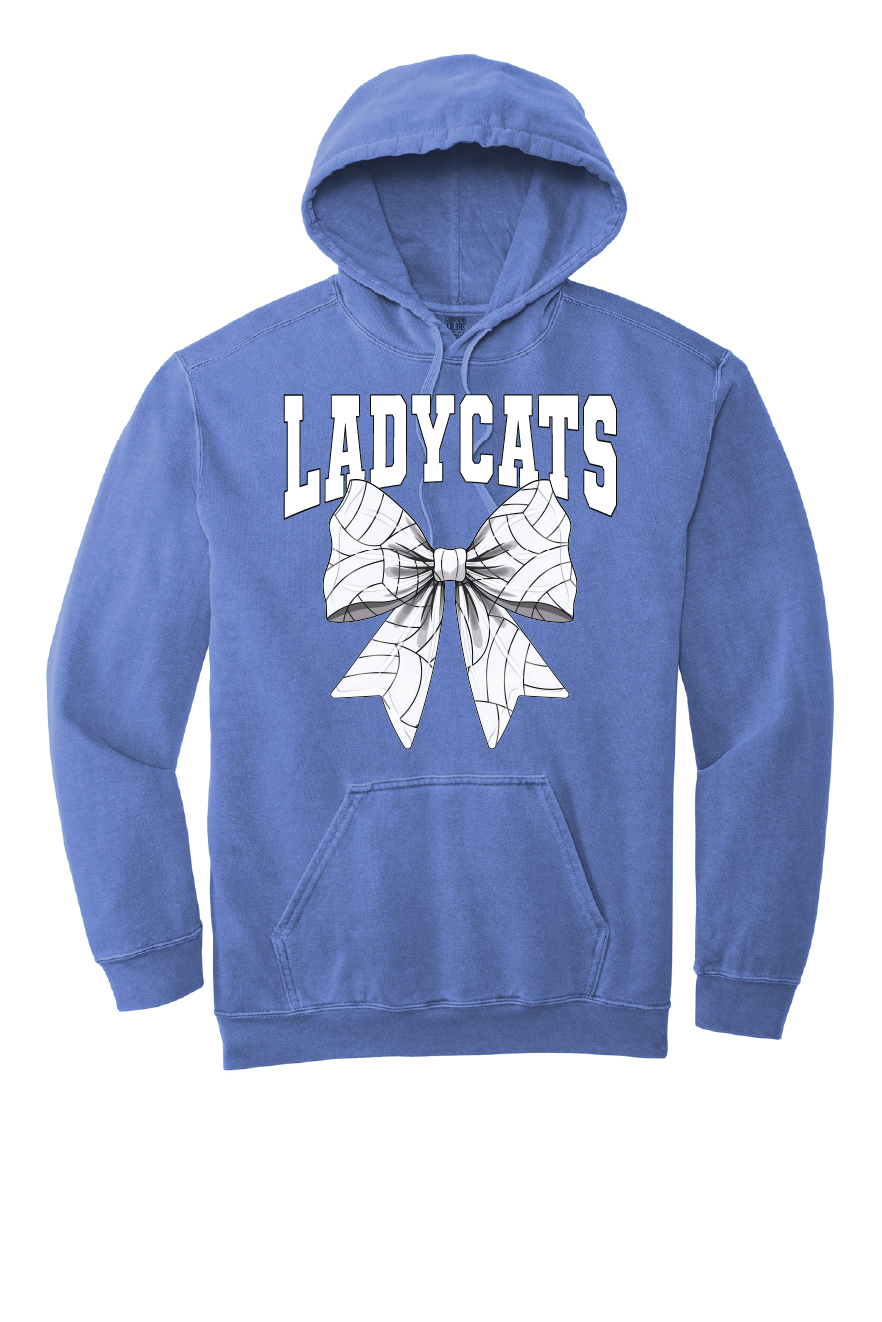 Ladycats Volleyball Bow Hoodie Sweatshirt #1