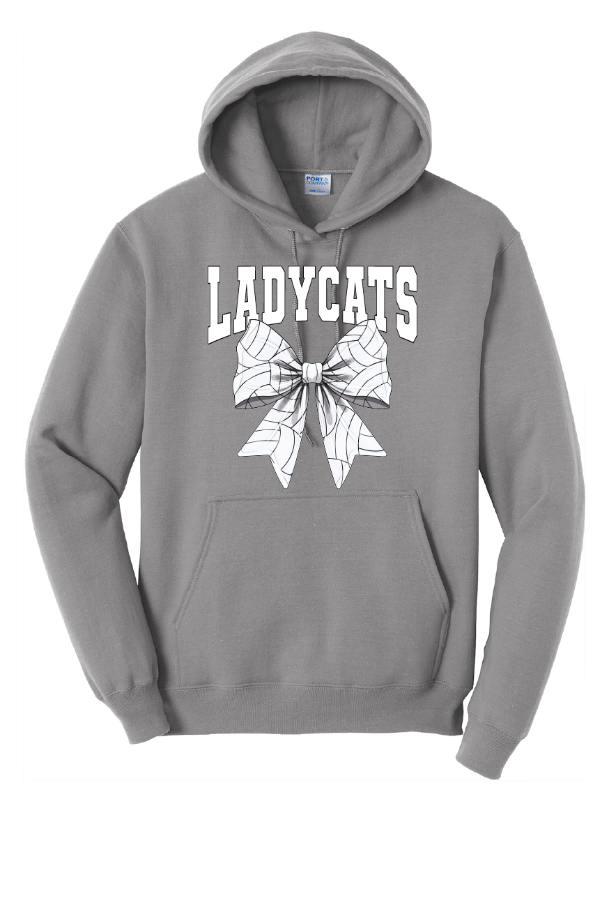 Ladycats Volleyball Bow Hoodie Sweatshirt #1