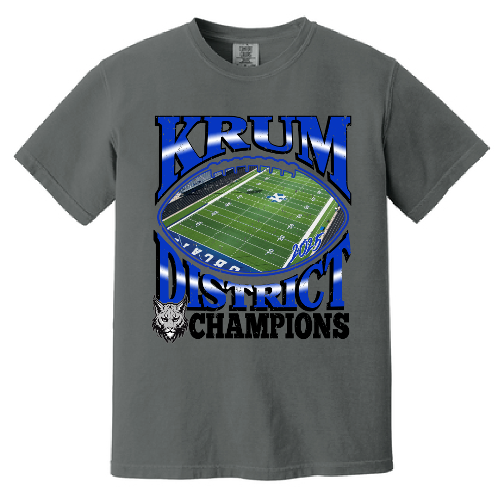 Krum Bobcats District Champions Tee