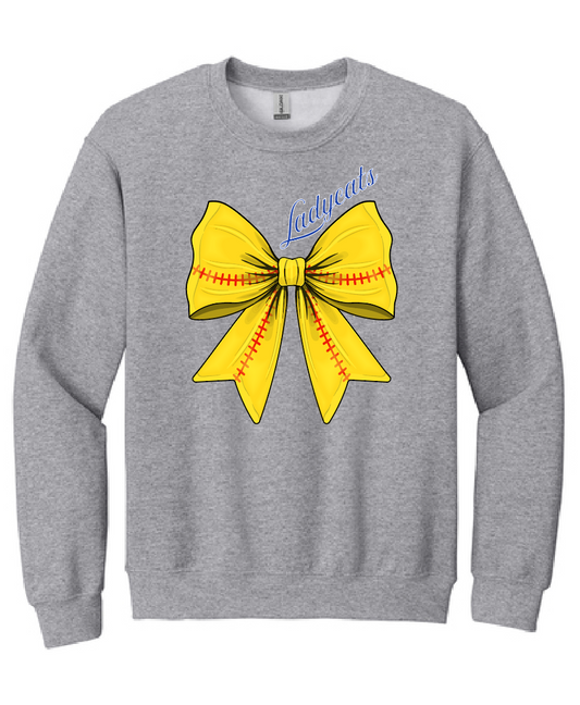 Ladycats Softball Crewneck Sweatshirt #6