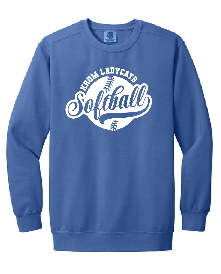 Ladycats Softball Crewneck Sweatshirt #2