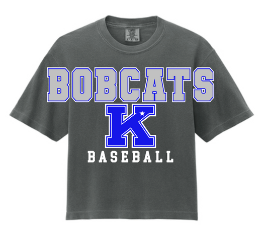 Cropped Krum Baseball Premium Oversized Graphic Tee