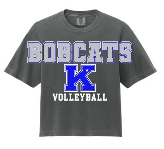 Cropped Krum Volleyball Premium Oversized Graphic Tee