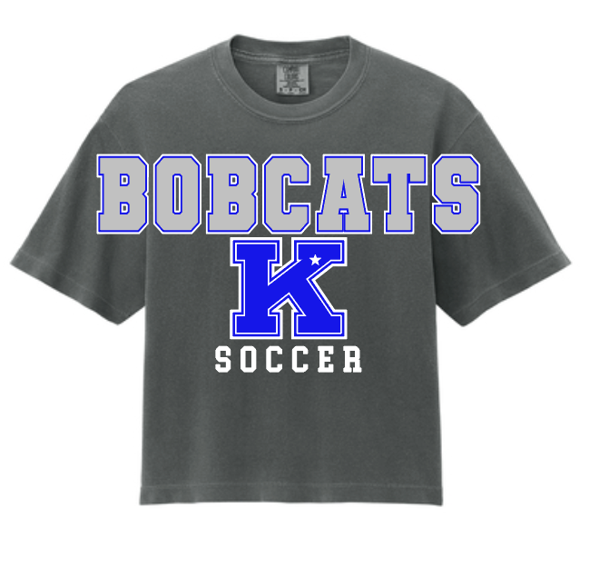 Cropped Krum Soccer Premium Oversized Graphic Tee