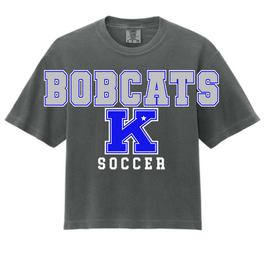 Cropped Krum Soccer Premium Oversized Graphic Tee
