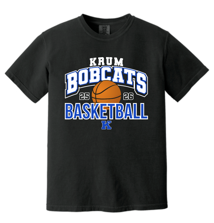 Krum Bobcats Basketball Short-Sleeve Tee