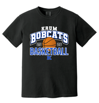 Krum Bobcats Basketball Short-Sleeve Tee
