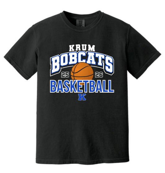 Krum Bobcats Basketball Short-Sleeve Tee