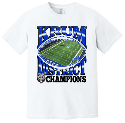 Krum Bobcats District Champions Tee