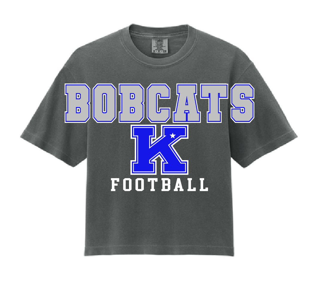 Cropped Krum Football Premium Oversized Graphic Tee
