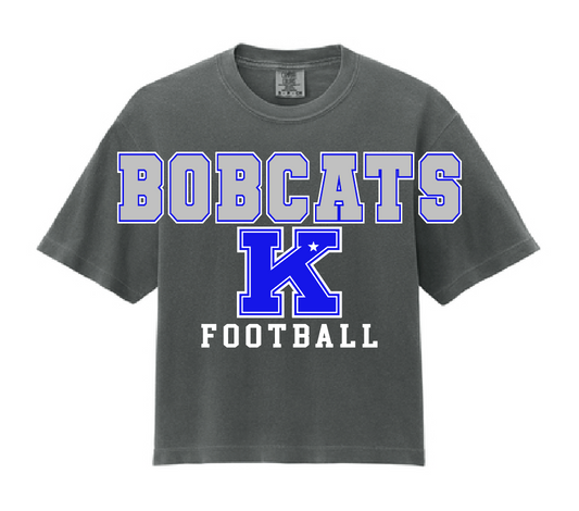 Cropped Krum Football Premium Oversized Graphic Tee