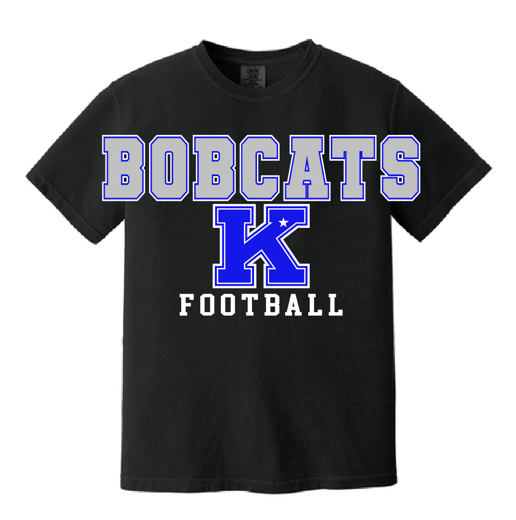 Krum Football Premium Oversized Graphic Tee